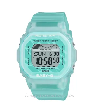 Casio Baby-G Women's Watch BLX-565S-2 Resin Band Shock Resistant Mineral Glass