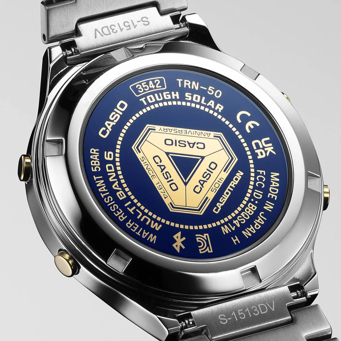 Casio Casiotron 50th Anniversary Limited Edition Recreation Tough Solar Multi Band 6 "Brilliant Sunshine Sky & Sea" TRN-50SS-2A