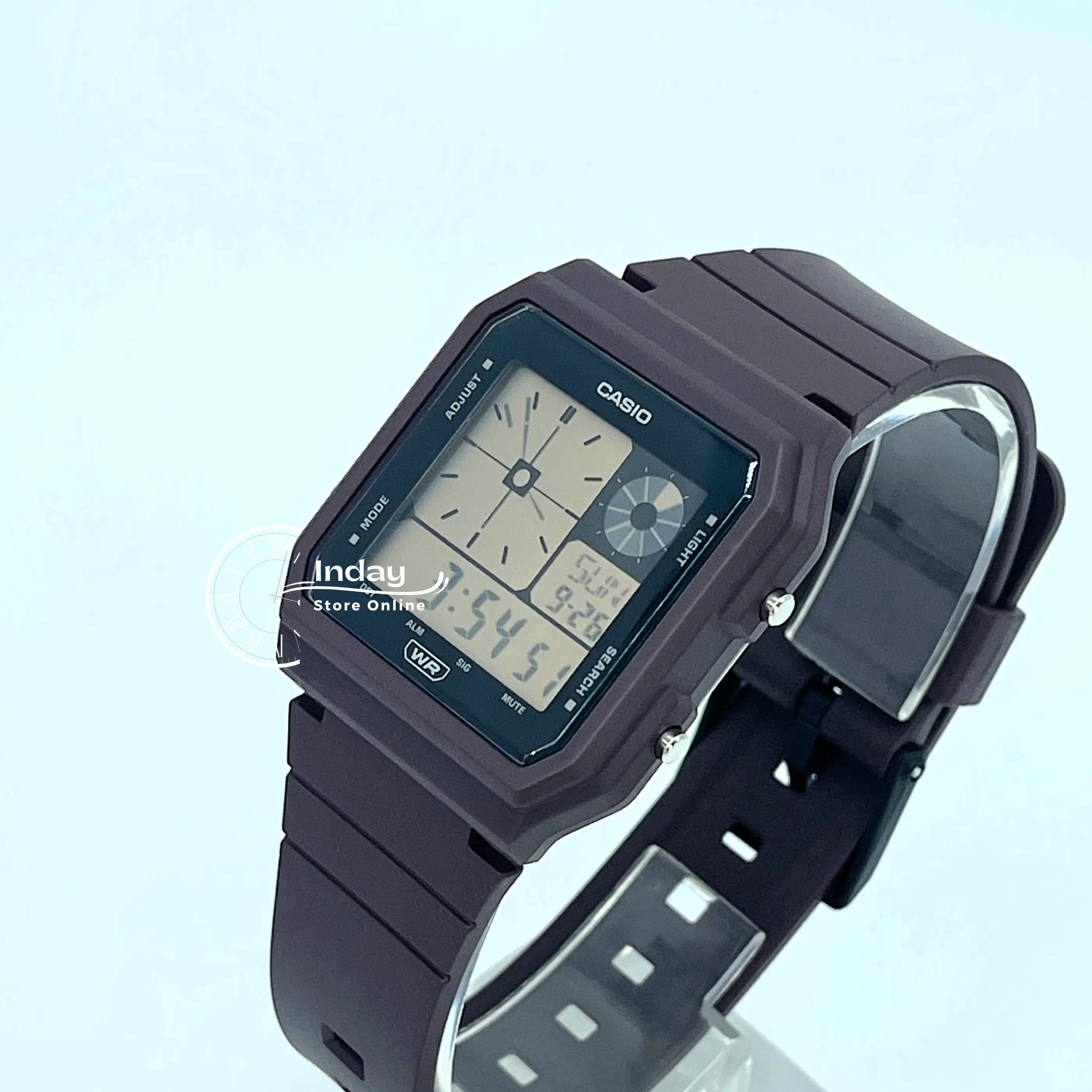 Casio Digital Unisex Watch LF-20W-5A Maroon Color Resin Strap