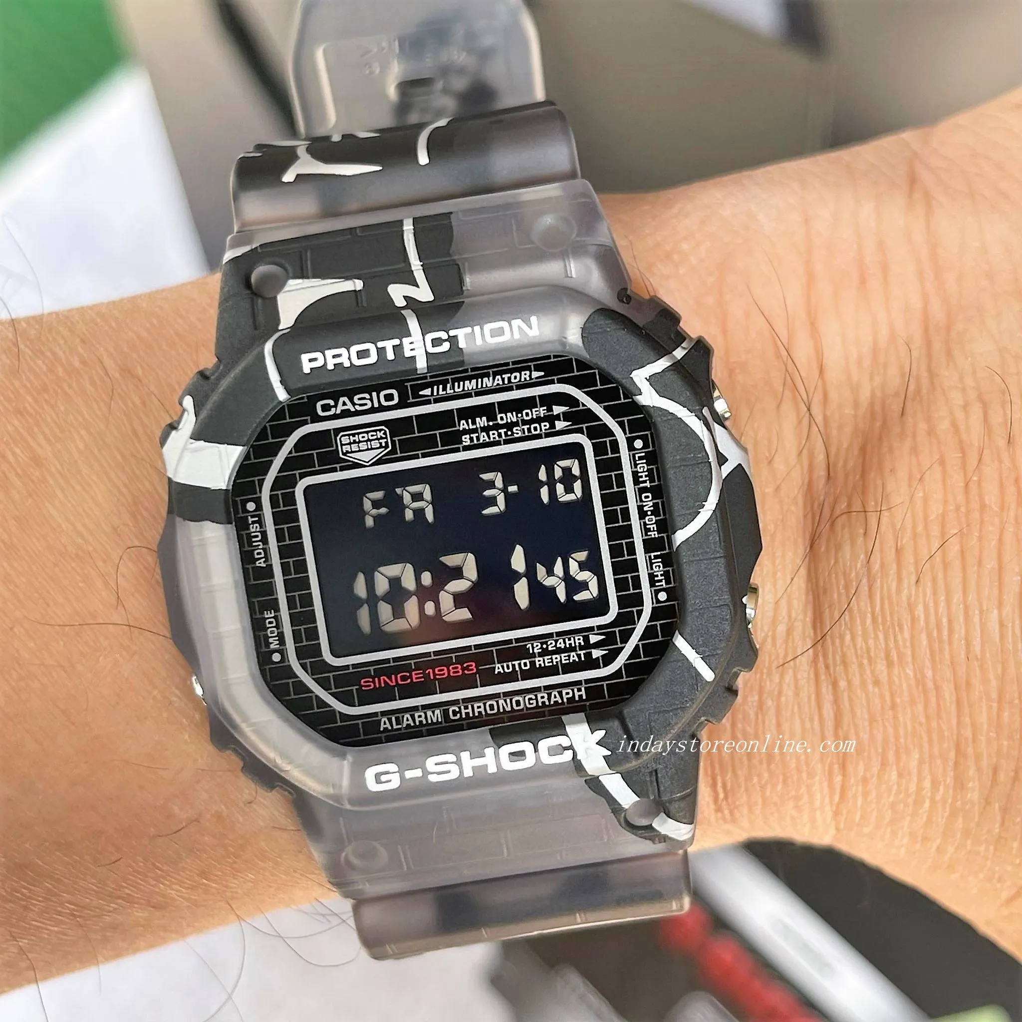 Casio G-Shock Men's Watch DW-5000SS-1 Digital 5600 Series  Street Spirit Watch Line