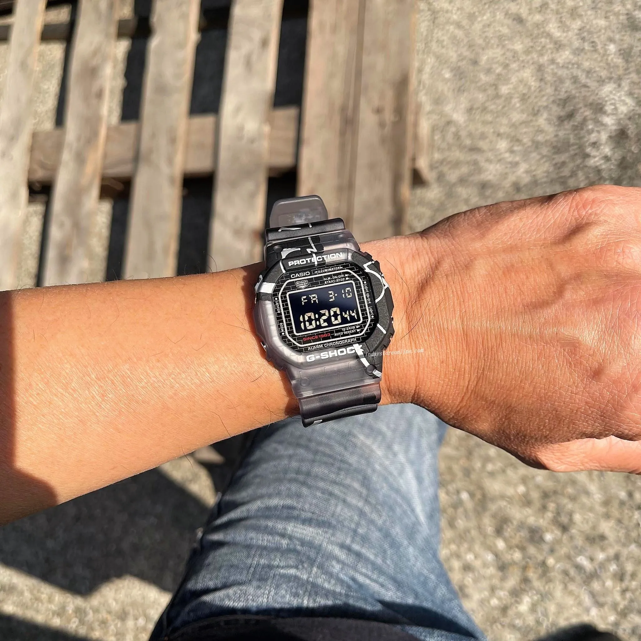 Casio G-Shock Men's Watch DW-5000SS-1 Digital 5600 Series  Street Spirit Watch Line