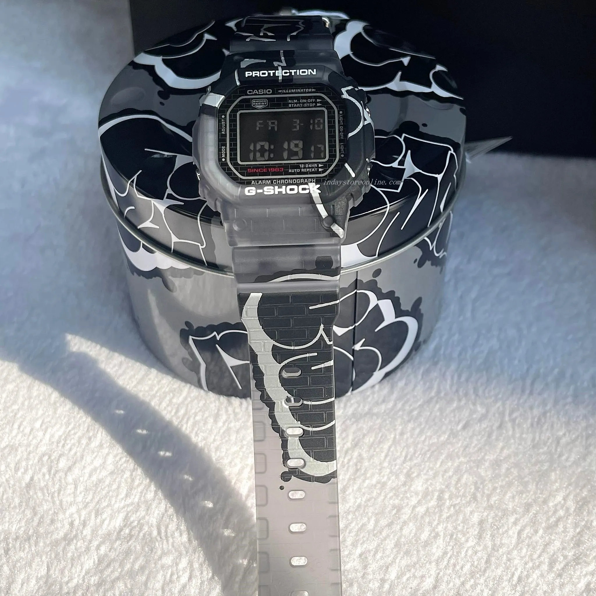 Casio G-Shock Men's Watch DW-5000SS-1 Digital 5600 Series  Street Spirit Watch Line