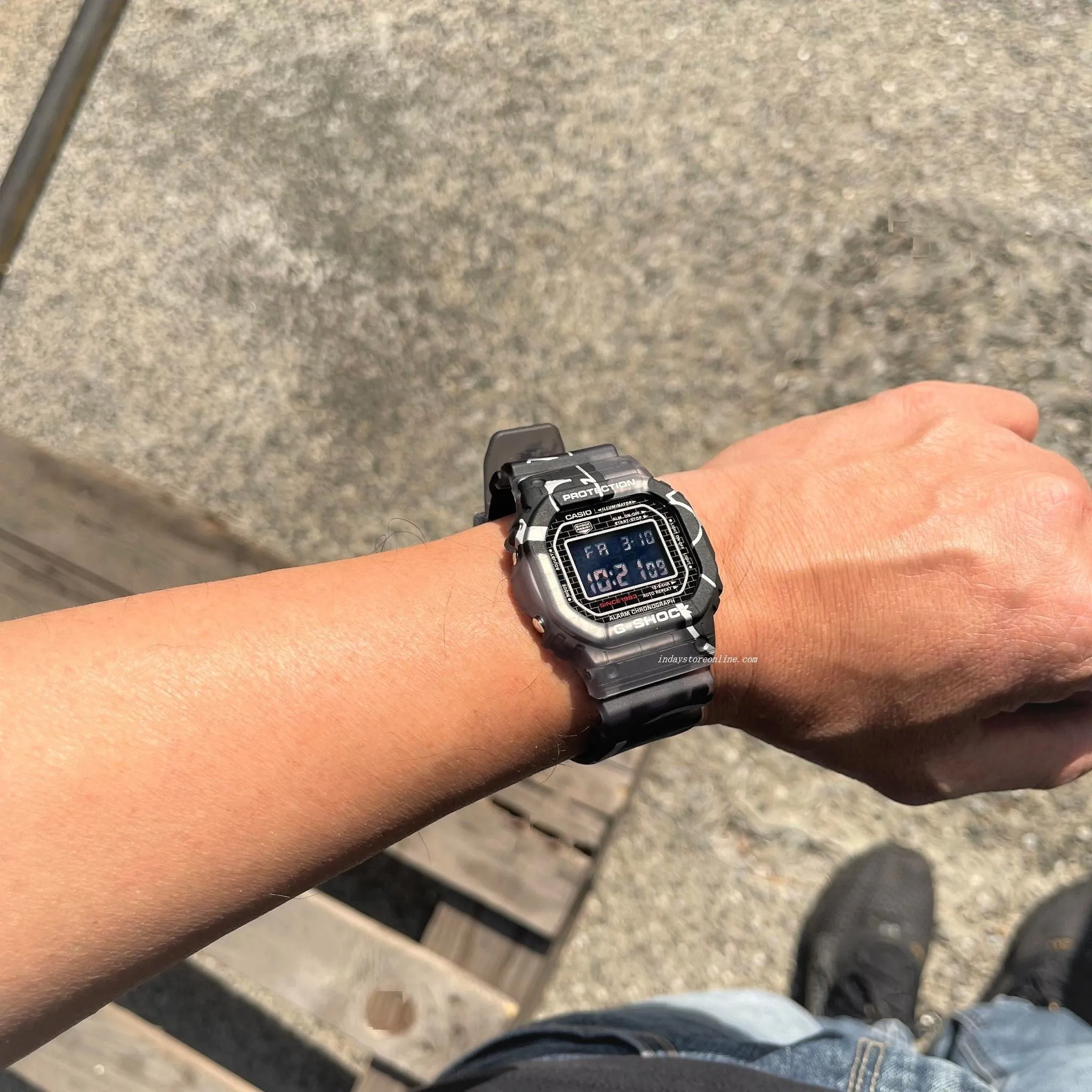 Casio G-Shock Men's Watch DW-5000SS-1 Digital 5600 Series  Street Spirit Watch Line