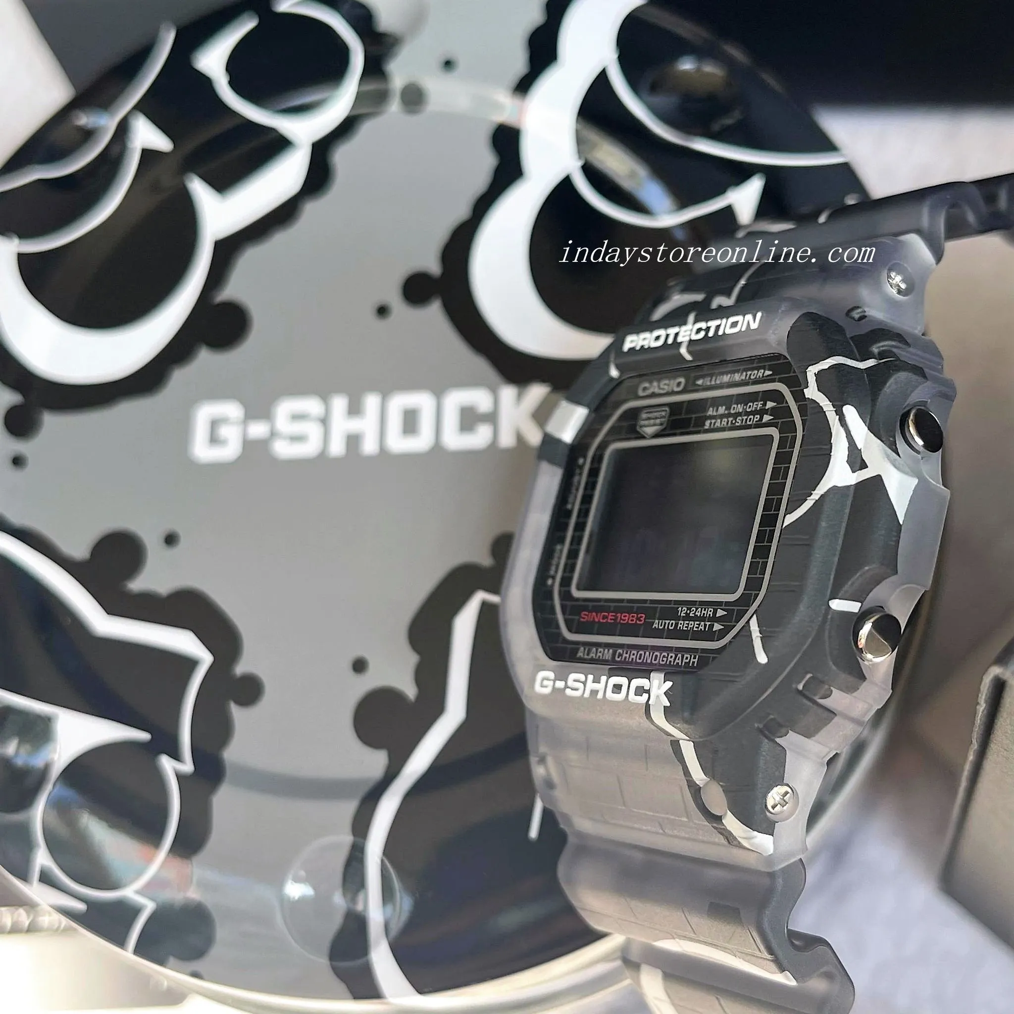 Casio G-Shock Men's Watch DW-5000SS-1 Digital 5600 Series  Street Spirit Watch Line