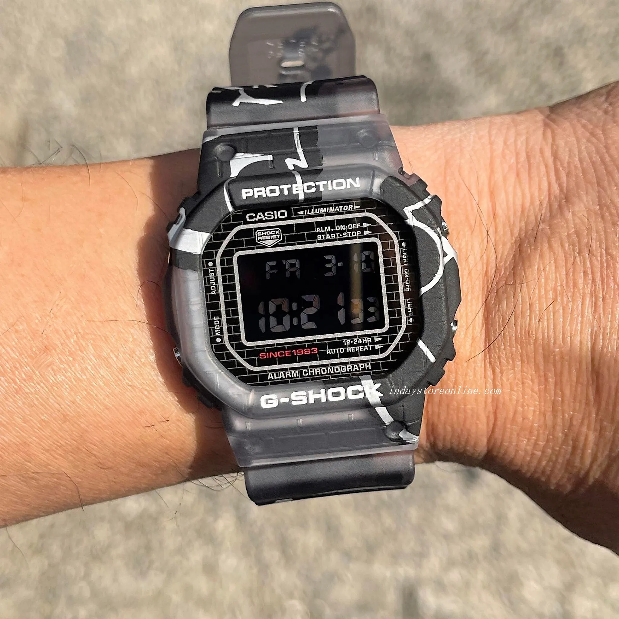 Casio G-Shock Men's Watch DW-5000SS-1 Digital 5600 Series  Street Spirit Watch Line