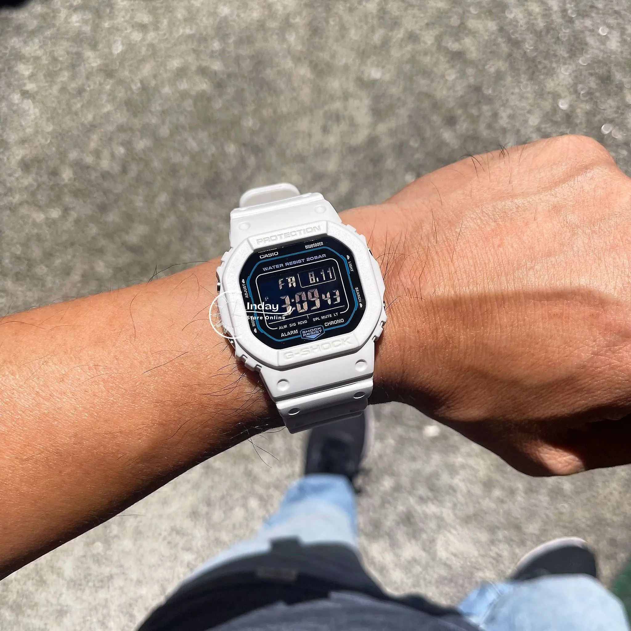 Casio G-Shock Men's Watch DW-B5600SF-7 Digital 5600 Series Sci-Fi Sensations Series