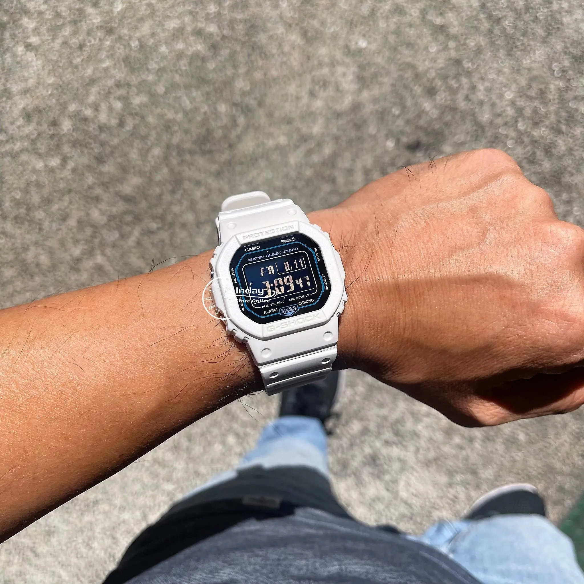 Casio G-Shock Men's Watch DW-B5600SF-7 Digital 5600 Series Sci-Fi Sensations Series