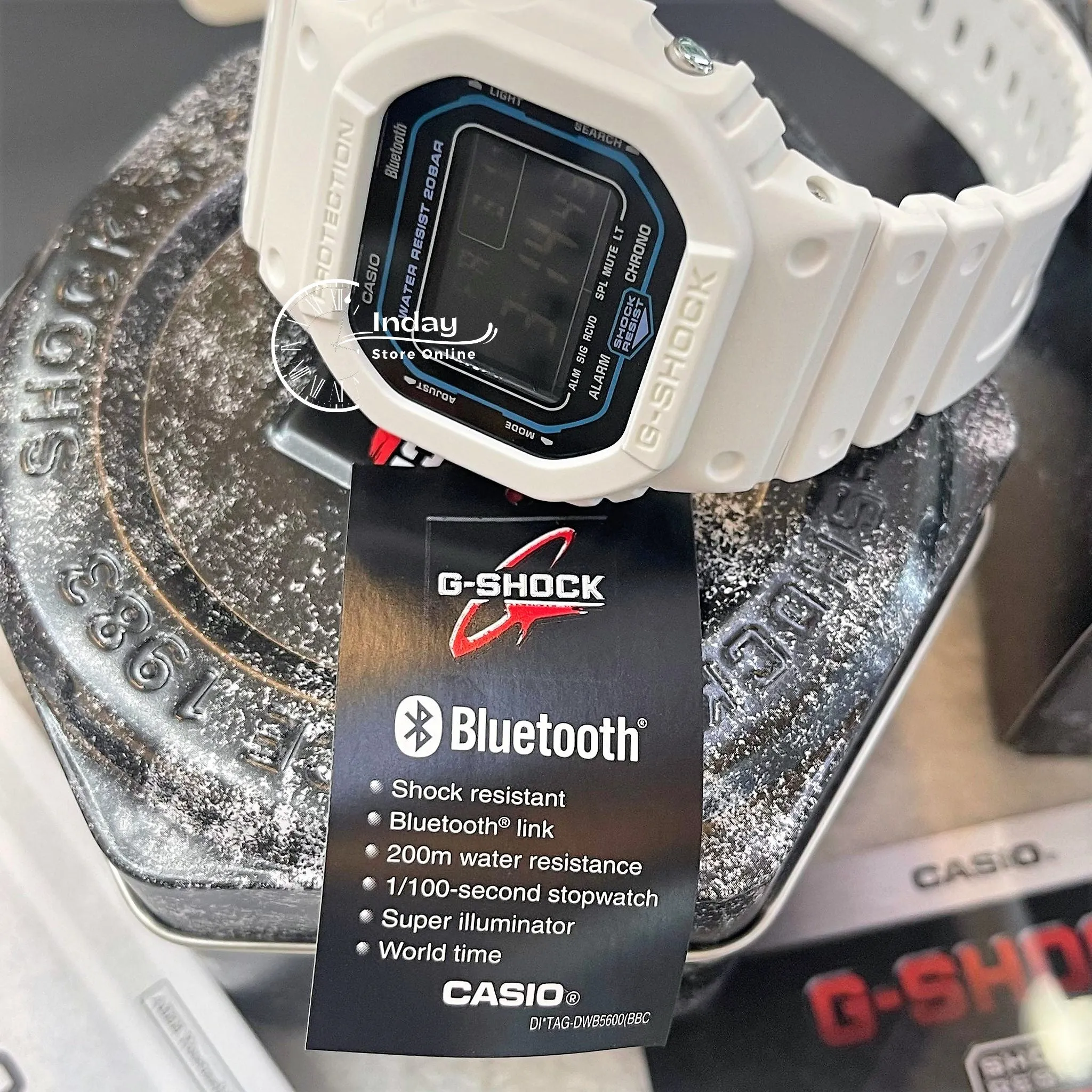 Casio G-Shock Men's Watch DW-B5600SF-7 Digital 5600 Series Sci-Fi Sensations Series