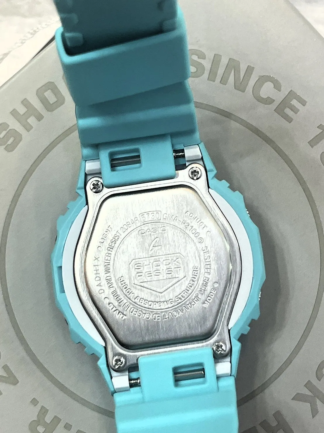 Casio G-Shock Women's Watch GMA-P2100-2A Analog-Digital Bio-Based Resin Band Shock Resistant Mineral Glass