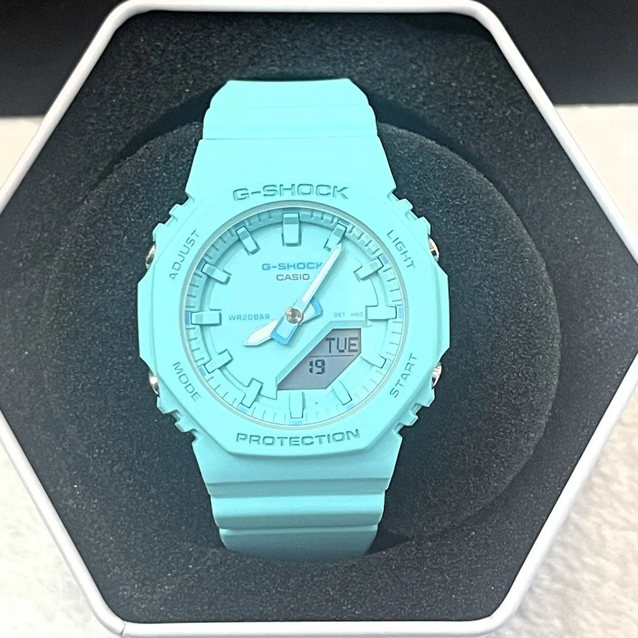 Casio G-Shock Women's Watch GMA-P2100-2A Analog-Digital Bio-Based Resin Band Shock Resistant Mineral Glass