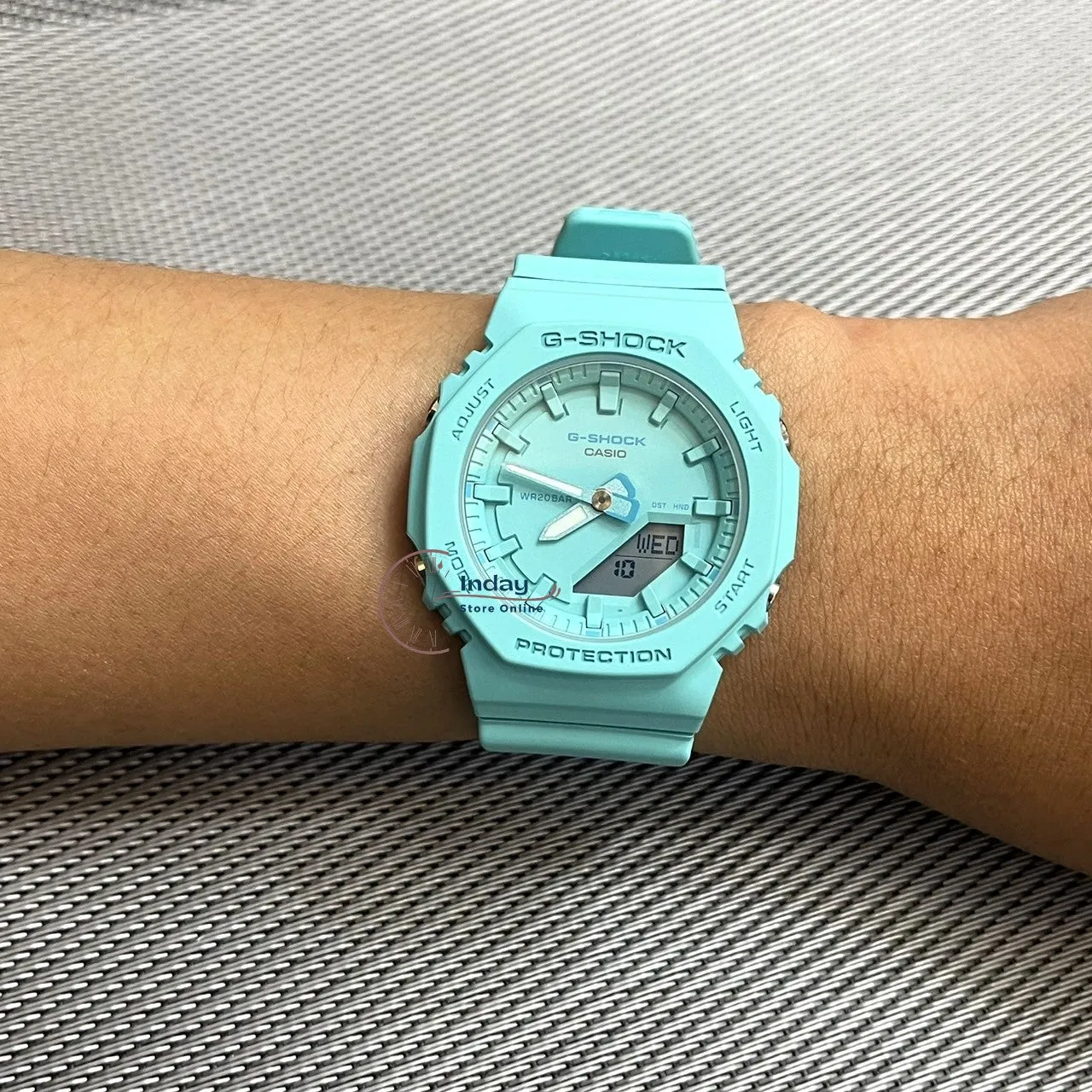 Casio G-Shock Women's Watch GMA-P2100-2A Analog-Digital Bio-Based Resin Band Shock Resistant Mineral Glass