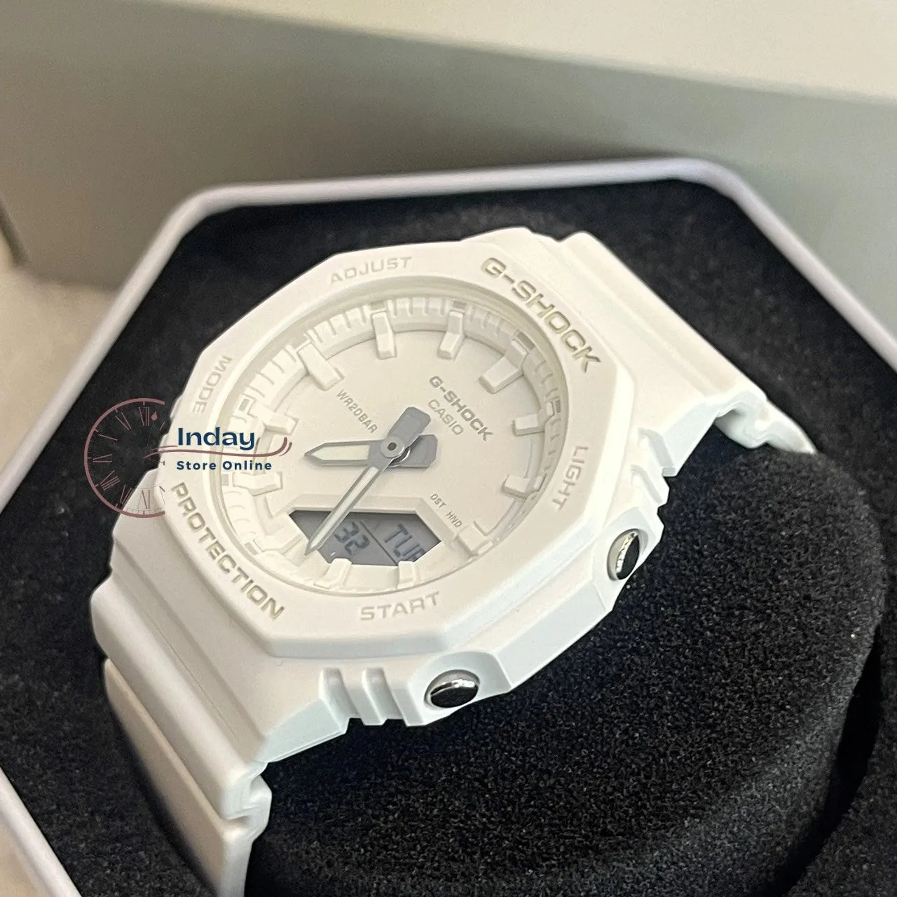 Casio G-Shock Women's Watch GMA-P2100-7A Analog-Digital New Arrival Resin Shock Resistant Mineral Glass