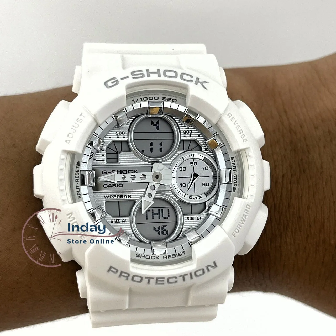 Casio G-Shock Women's Watch GMA-S140VA-7A Shock Resistant Magnetic Resistant Mineral Glass