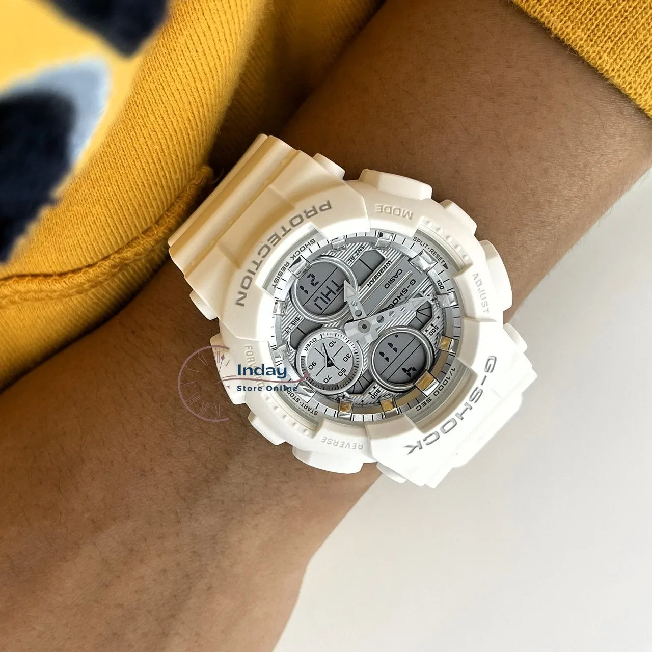 Casio G-Shock Women's Watch GMA-S140VA-7A Shock Resistant Magnetic Resistant Mineral Glass