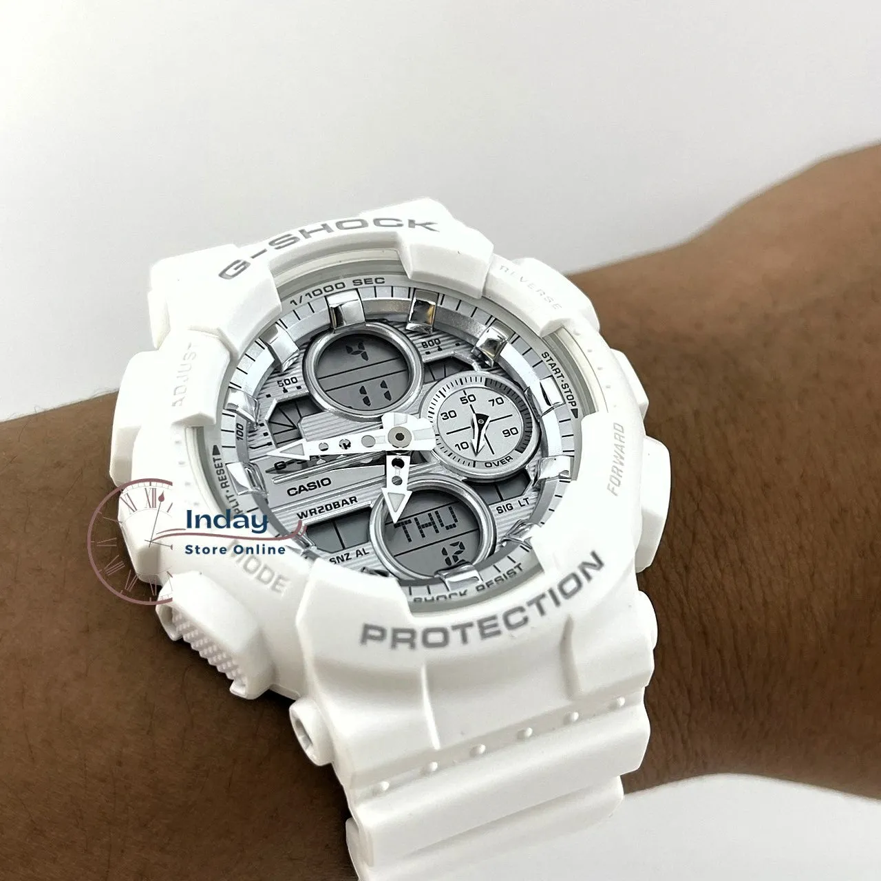 Casio G-Shock Women's Watch GMA-S140VA-7A Shock Resistant Magnetic Resistant Mineral Glass