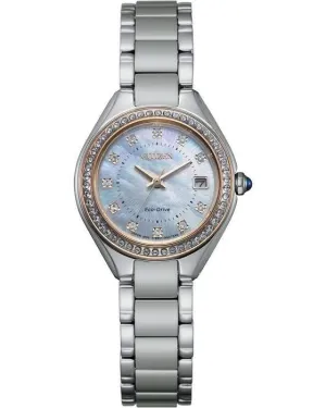 Citizen Eco Drive Silhouette Crystal Women's Watch EW2556-59Y