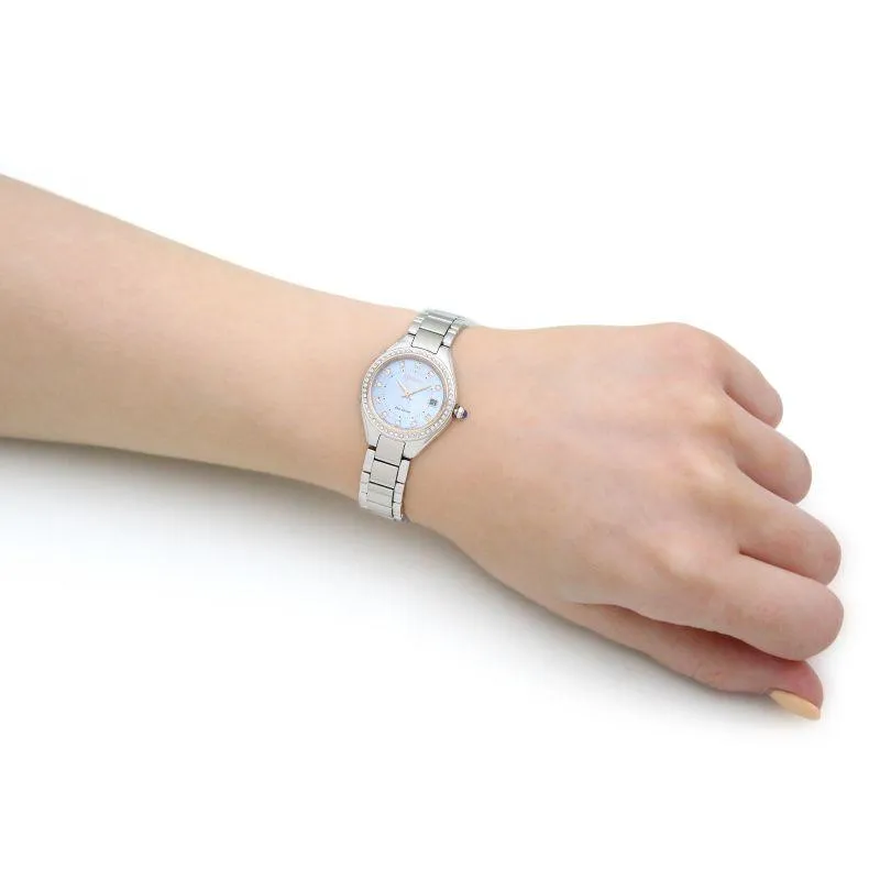 Citizen Eco Drive Silhouette Crystal Women's Watch EW2556-59Y