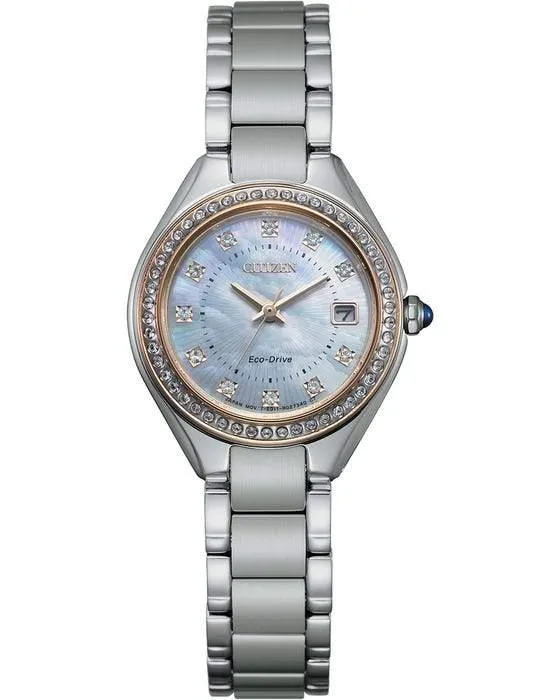 Citizen Eco Drive Silhouette Crystal Women's Watch EW2556-59Y
