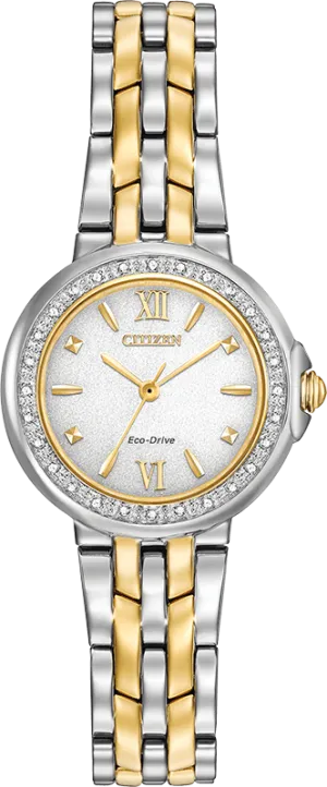 Citizen Eco Drive Silhouette Diamond Women's Watch EM0444-56A