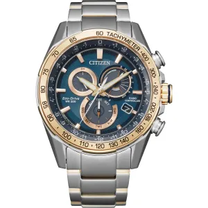 CITIZEN Eco-Drive Sport Luxury PCAT Mens Stainless Steel