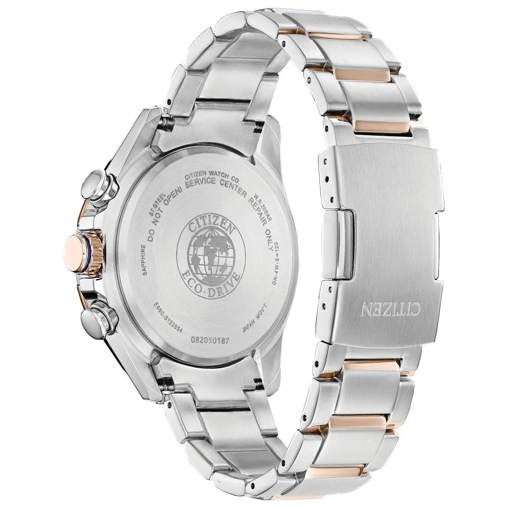 CITIZEN Eco-Drive Sport Luxury PCAT Mens Stainless Steel
