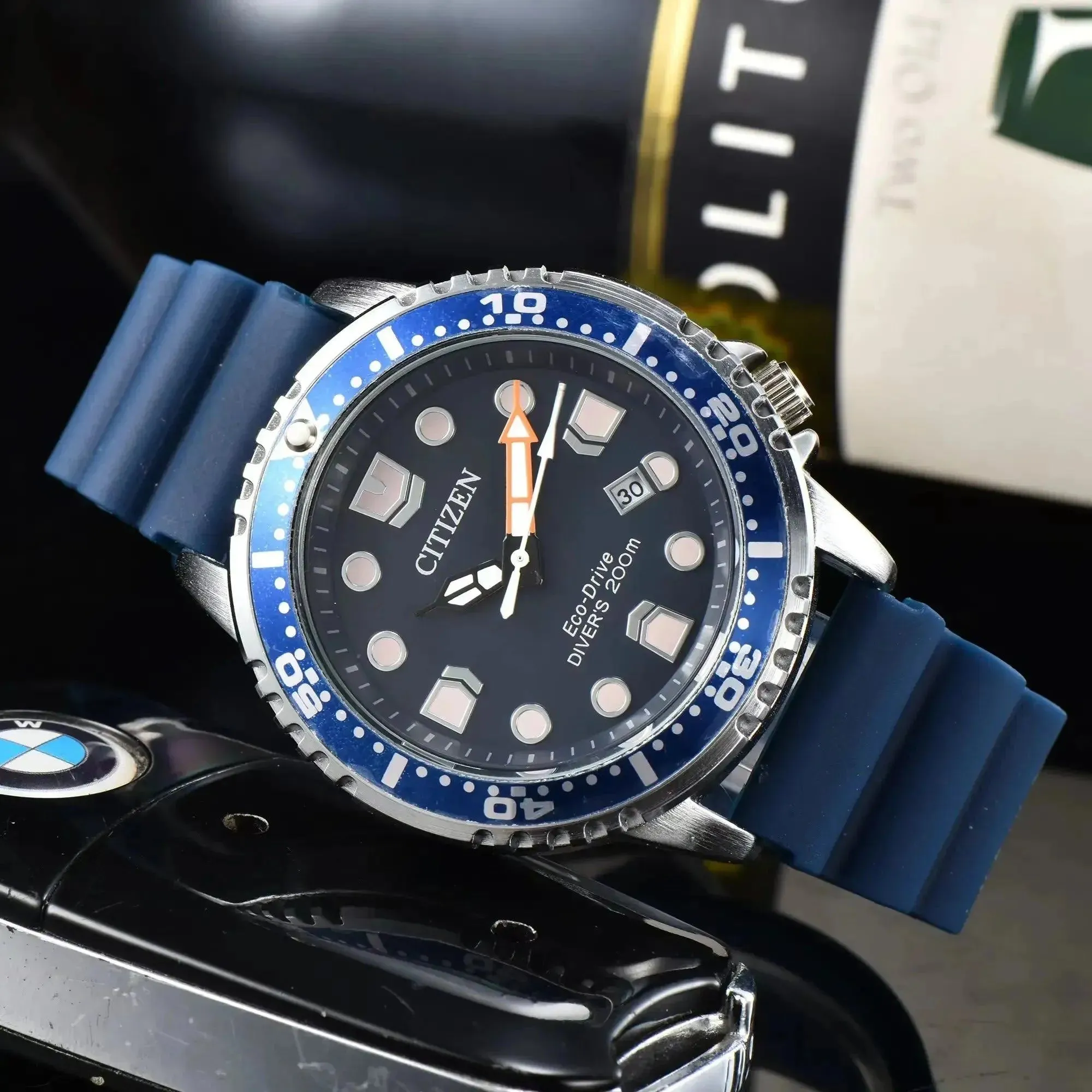 Citizen Men's Eco-Drive Promaster Diver Watch with Polyurethane Strap and Rotating Bezel, 44 mm, Dive Watch