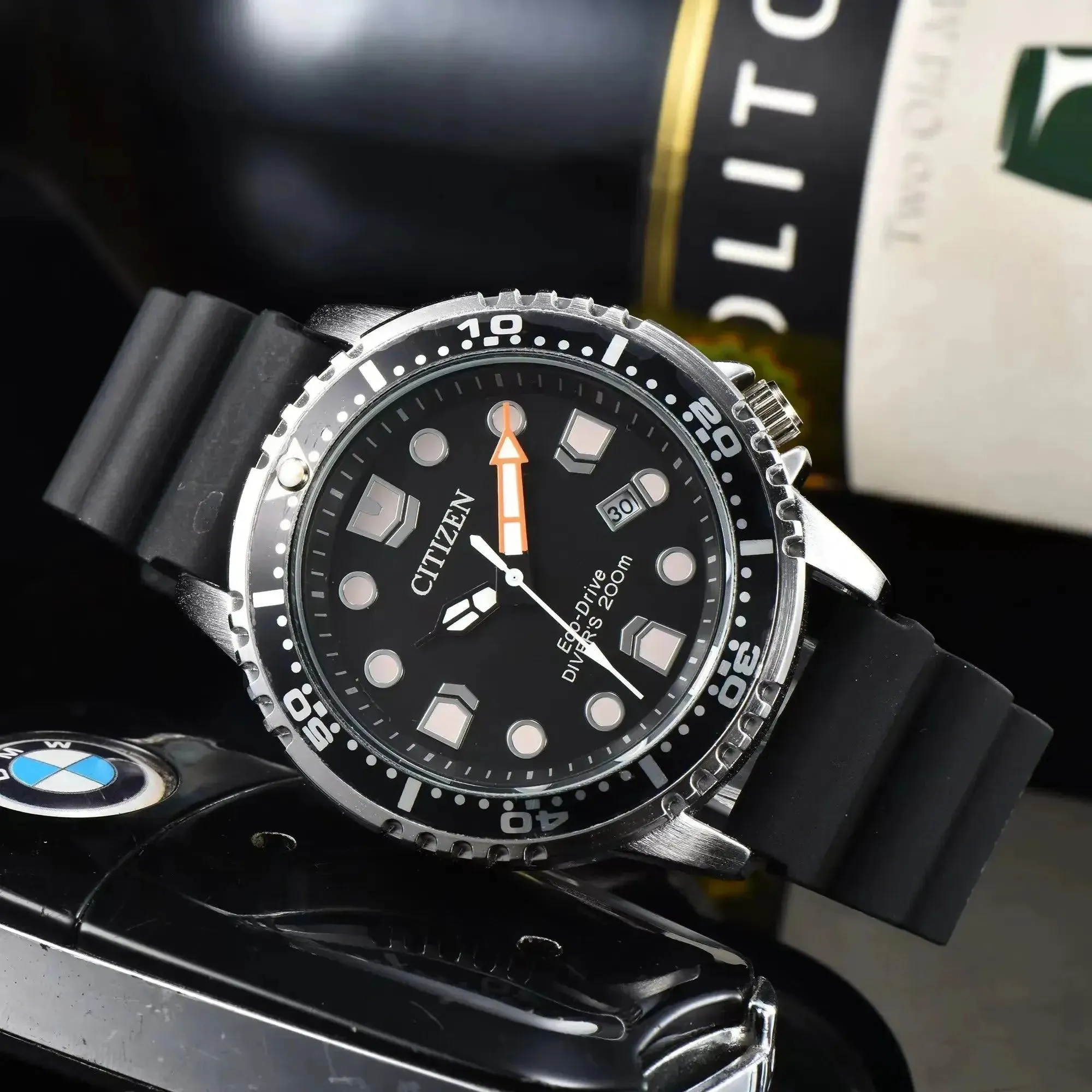 Citizen Men's Eco-Drive Promaster Diver Watch with Polyurethane Strap and Rotating Bezel, 44 mm, Dive Watch