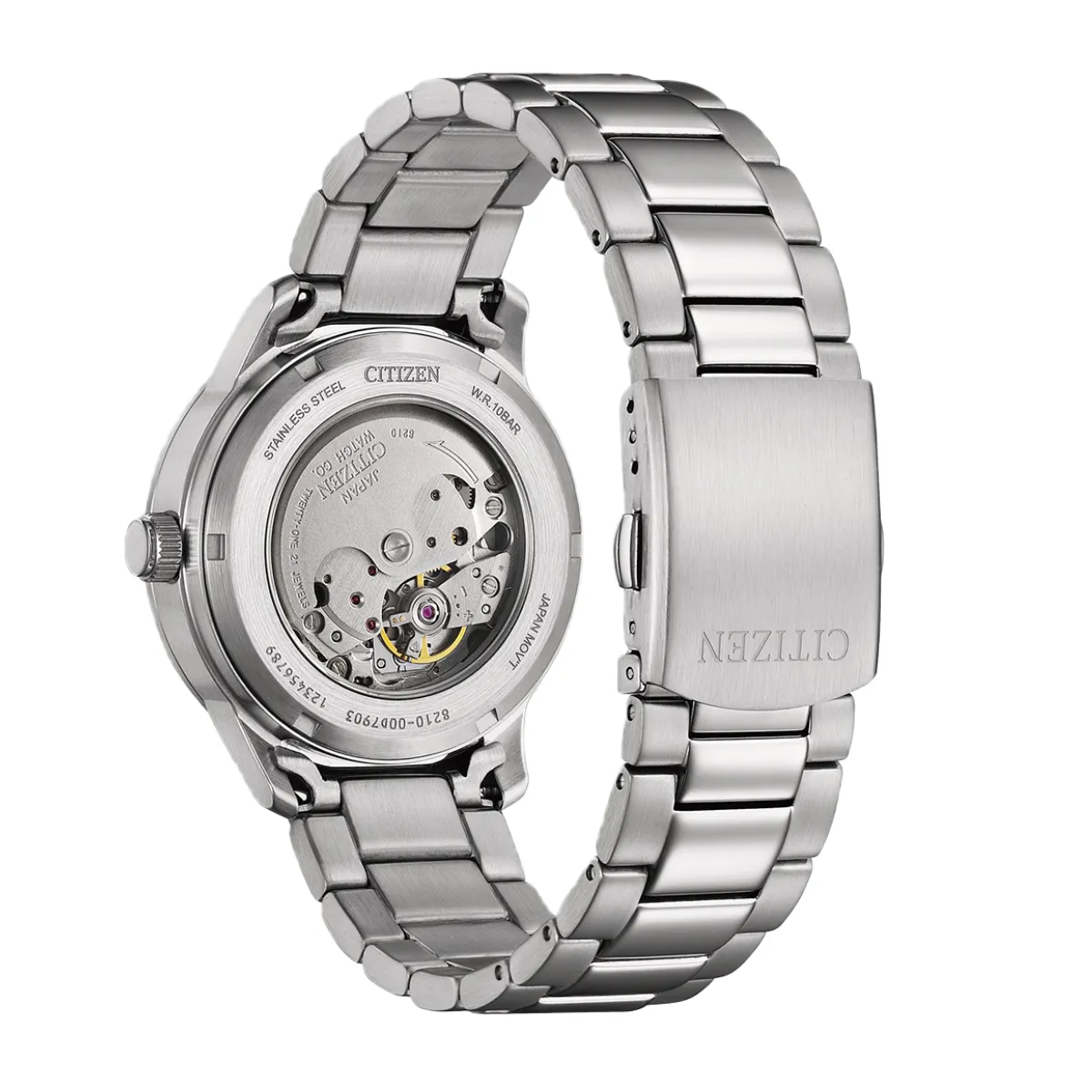 Citizen NJ0191-83E 40MM Automatic Black Dial Watch