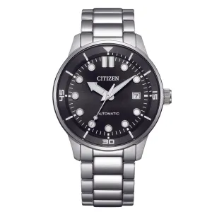 Citizen NJ0191-83E 40MM Automatic Black Dial Watch
