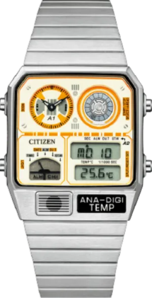 Citizen Retro Analog-Digital X Star Wars Record Label ANA-DIGI Temp JDM Limited Edition Droid "BB-8" JG2111-58A
