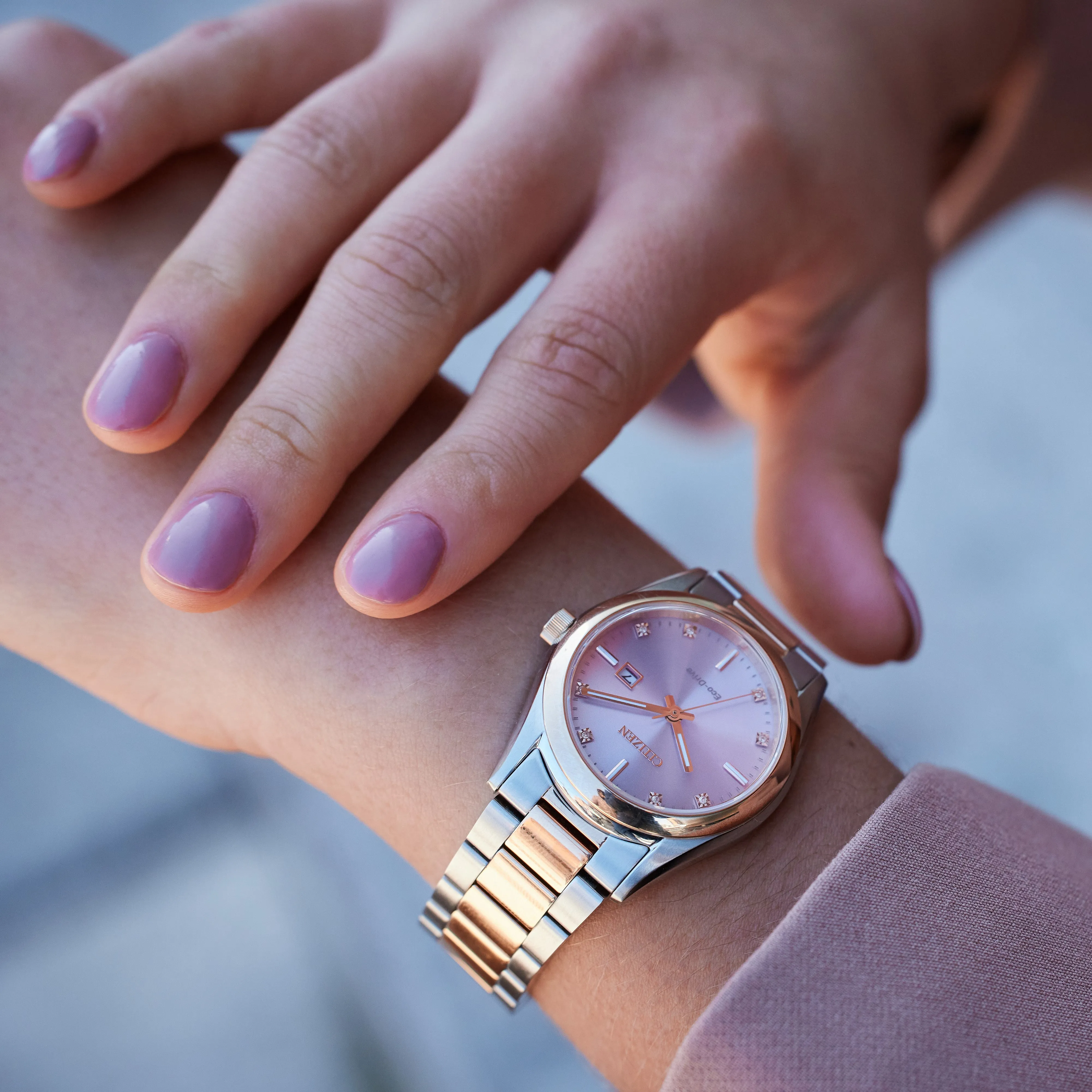 Citizen Sport Luxury Pink Dial