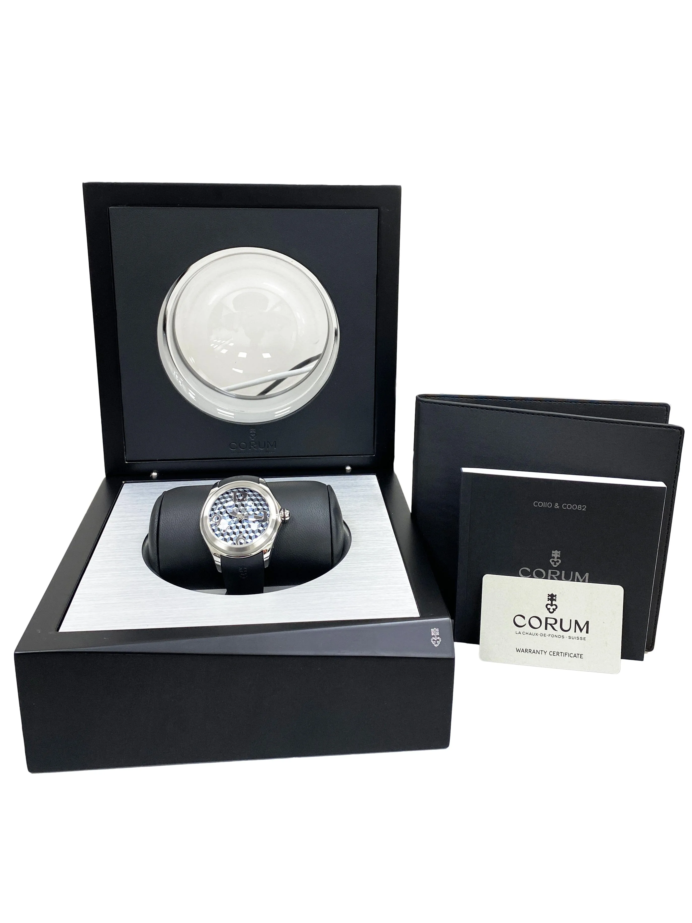Corum Bubble 082.310.20-0371 VA01 Limited Edition Mens Watch Box Papers