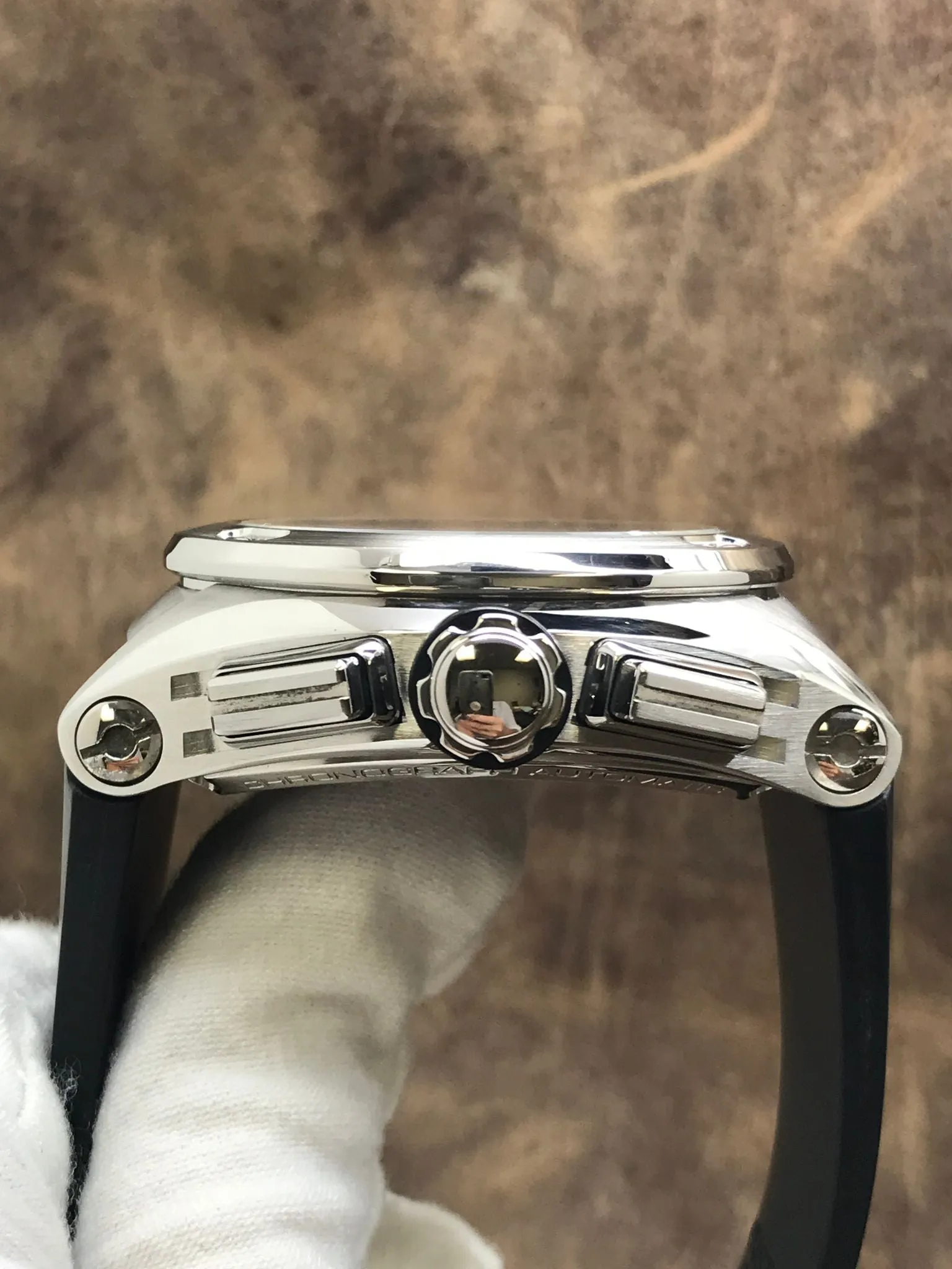 CVSTOS Chronograph Challenge-R 50 Black Dial Automatic Men's Watch