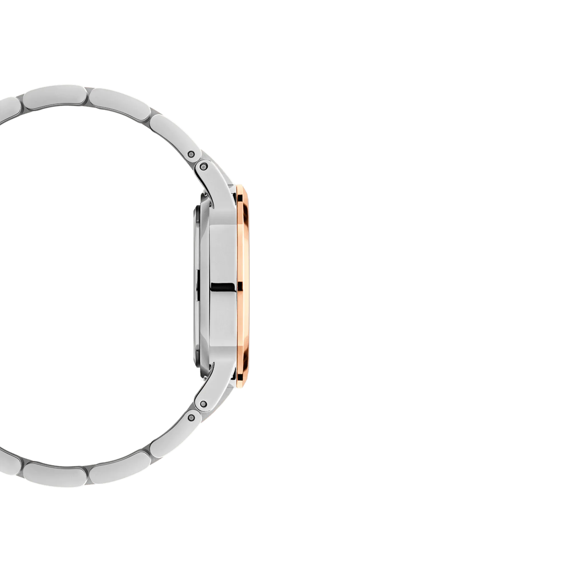 Daniel Wellington Iconic Link Lumine 32 Rose Gold & Silver White Watch