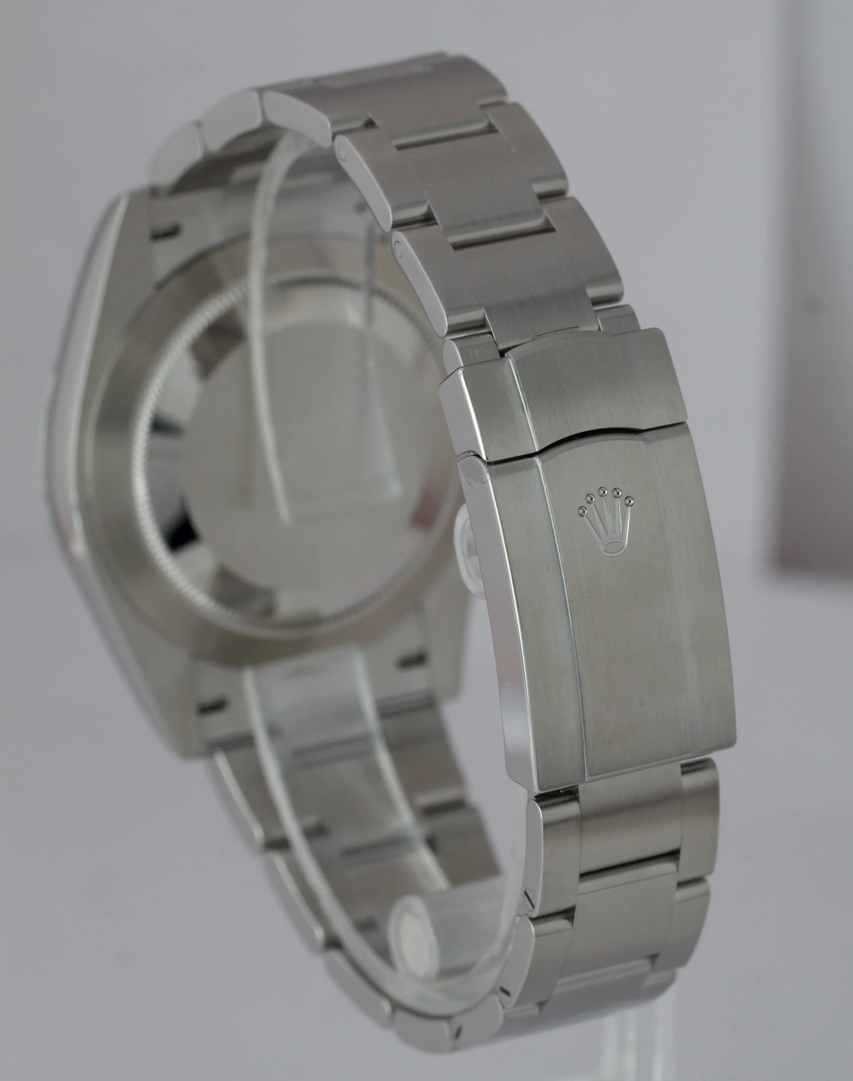 DEC 2021 NEW Rolex Oyster Perpetual 41mm BLUE Stainless Oyster Watch 124300