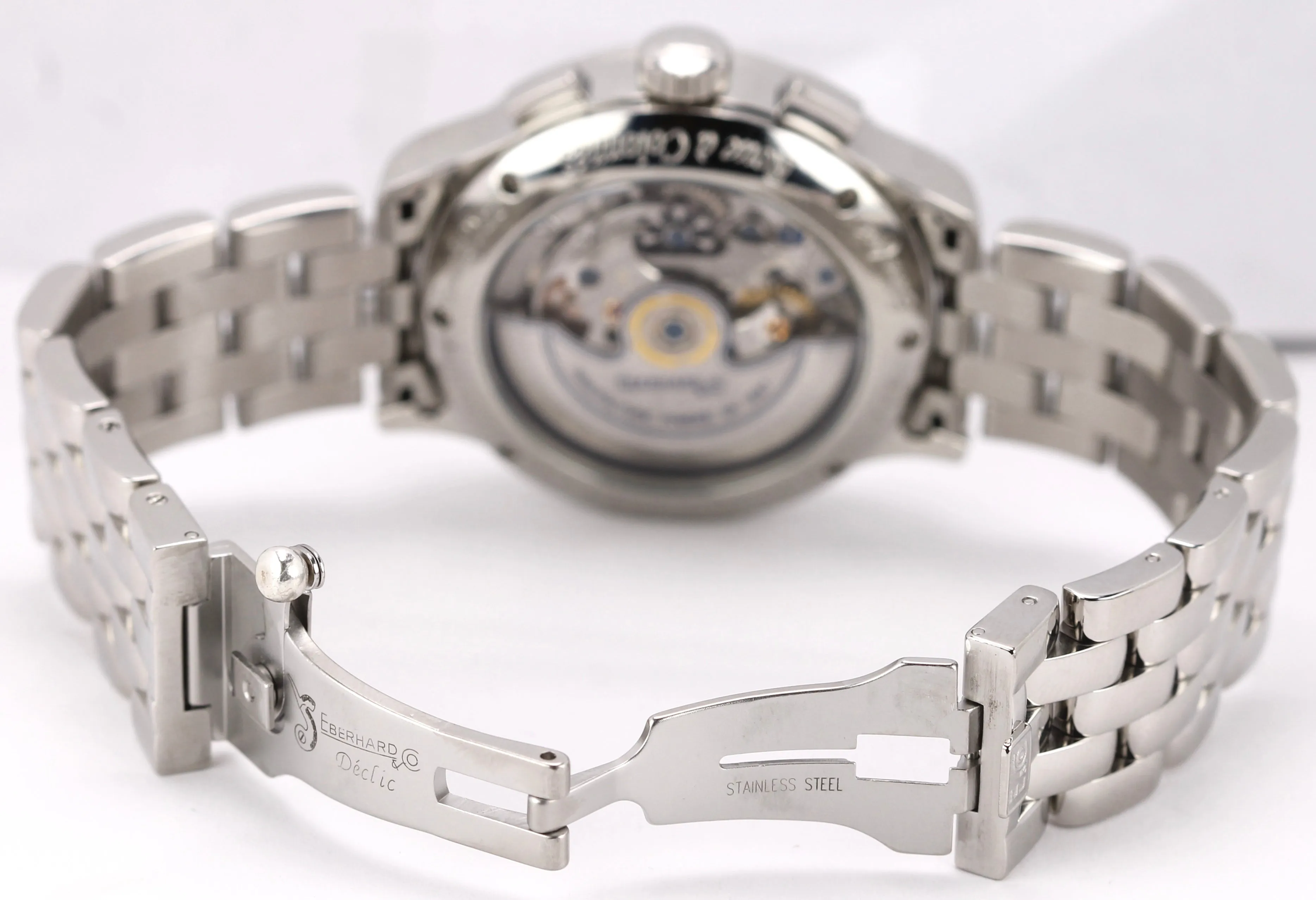 Eberhard & Co Extra-Fort Roue a Colonnes 41mm Grand Date Chronograph Watch 31146