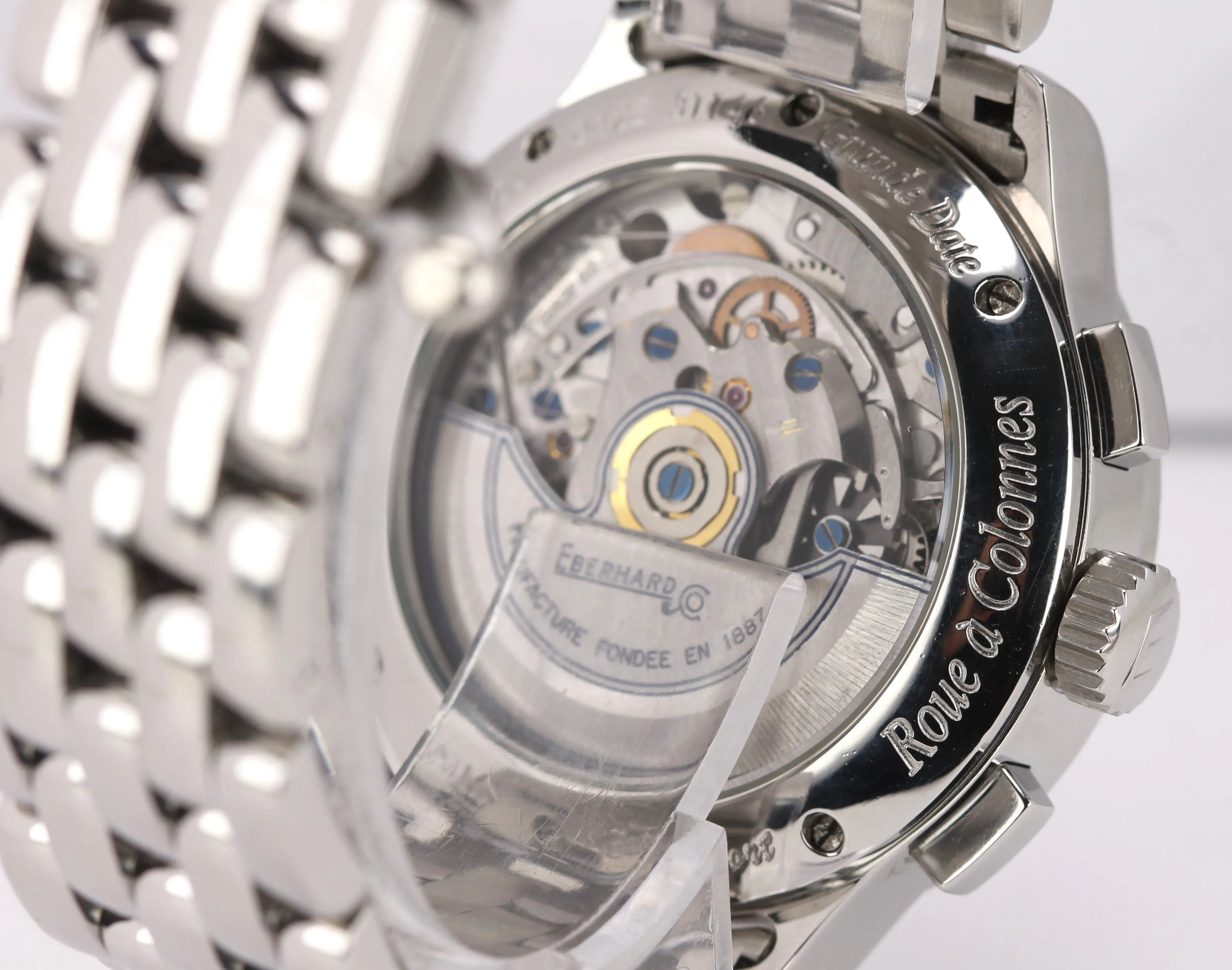 Eberhard & Co Extra-Fort Roue a Colonnes 41mm Grand Date Chronograph Watch 31146