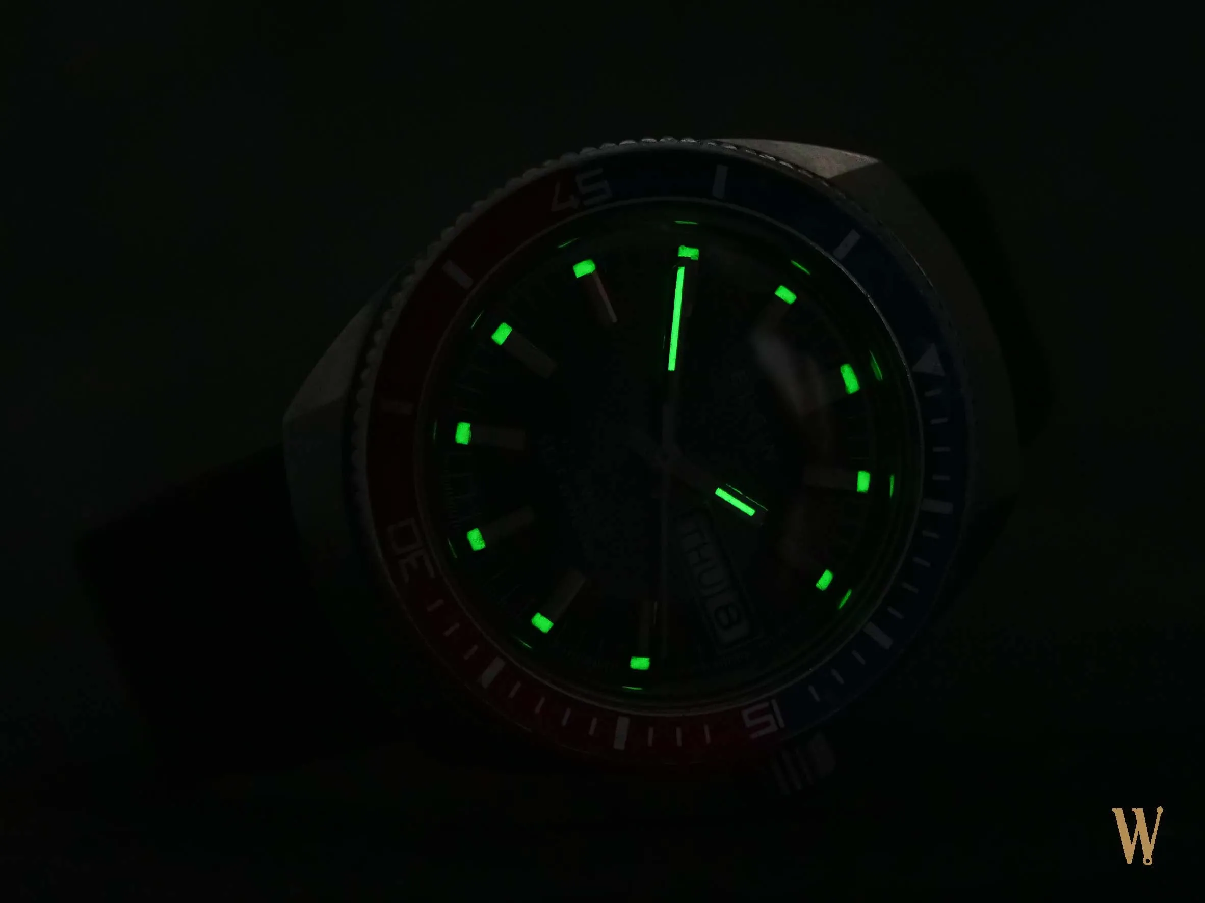 Elgin Vintage "Pepsi" Dive Watch