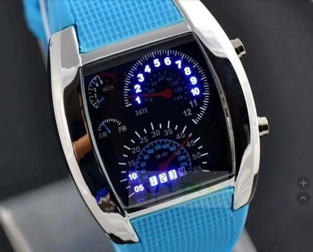 Fashion Men's Watches Unique LED Digital Watches