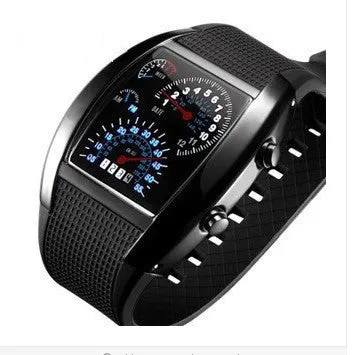 Fashion Men's Watches Unique LED Digital Watches