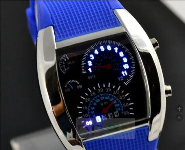 Fashion Men's Watches Unique LED Digital Watches
