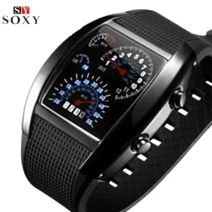 Fashion Men's Watches Unique LED Digital Watches