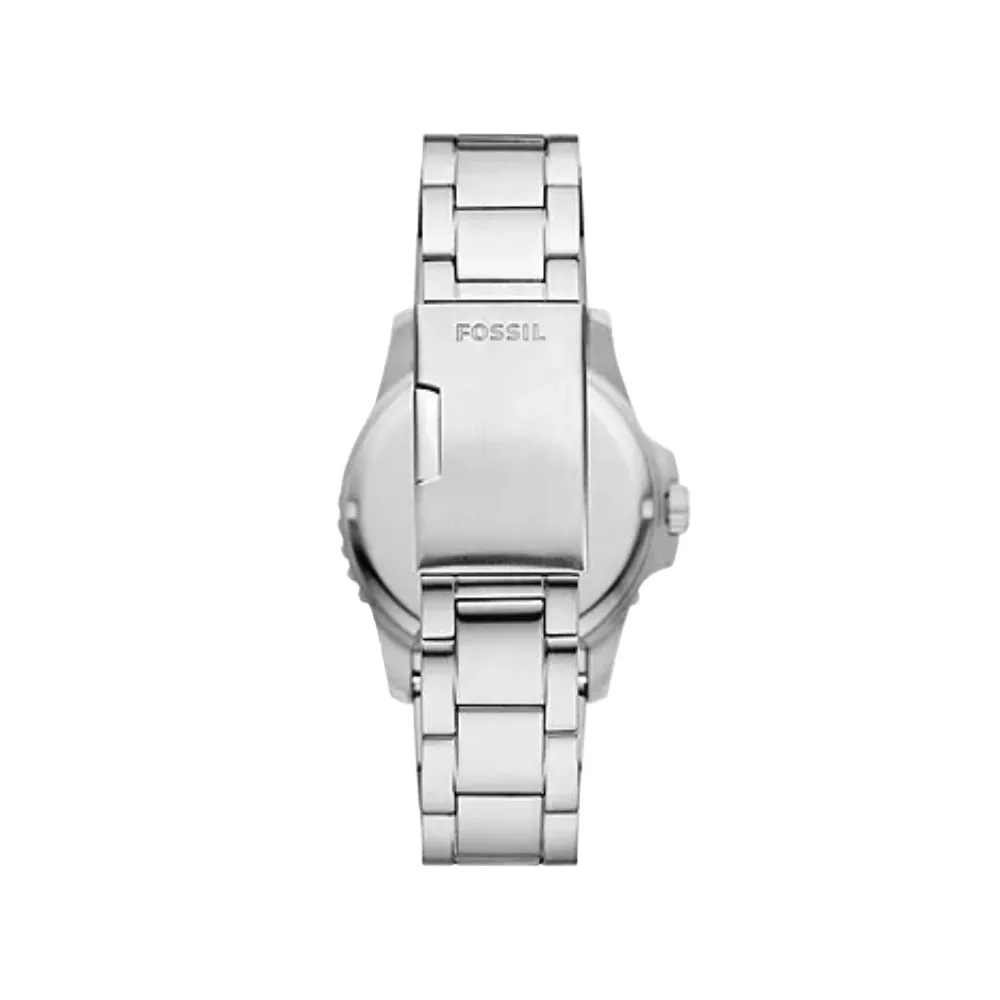 Fossil Blue Dive Gents Three-Hand Date Stainless Steel Watch