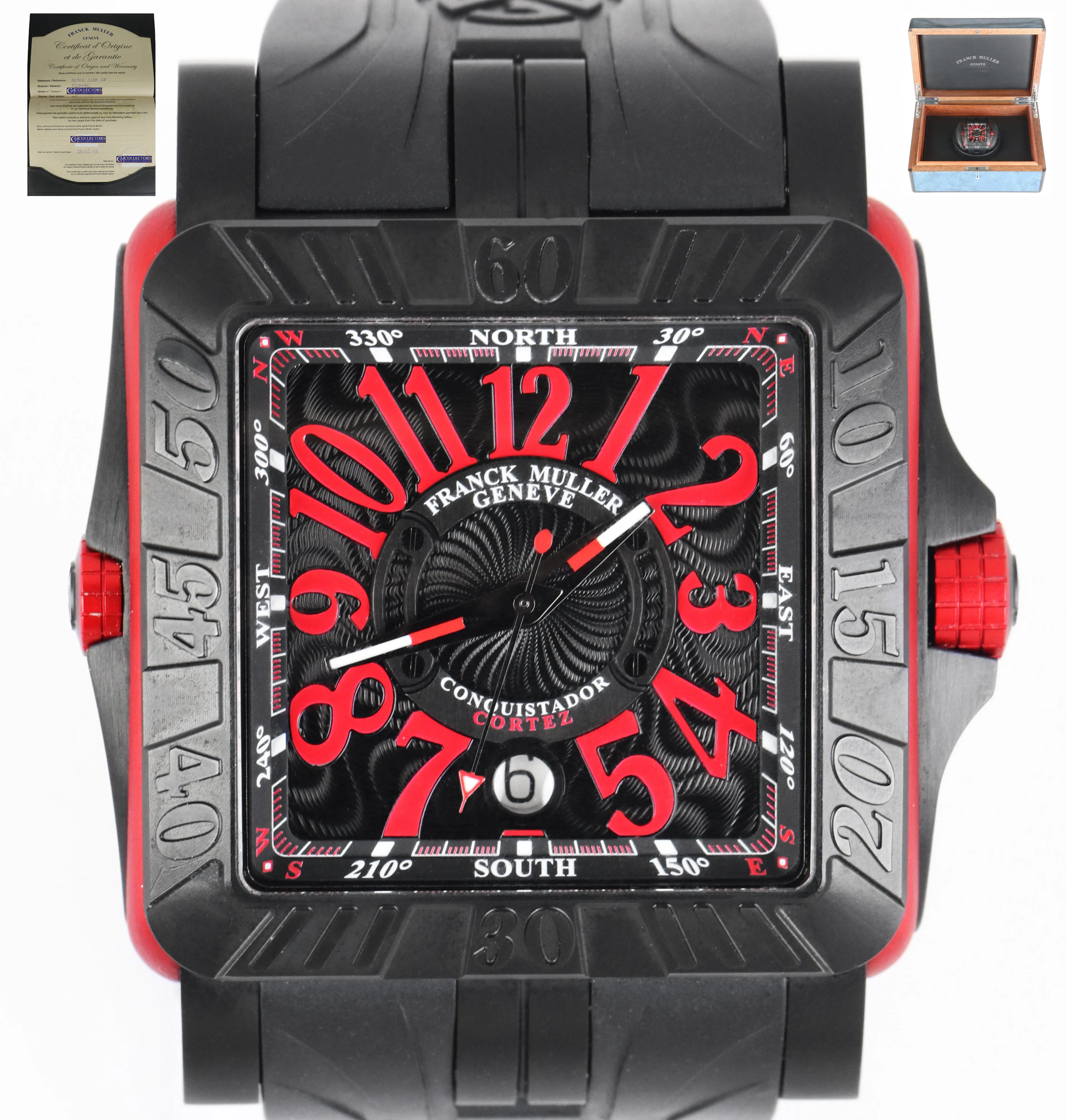 Franck Muller Conquistador Cortez GPG Grand Prix Titanium 10900 SC DT GPG 45mm