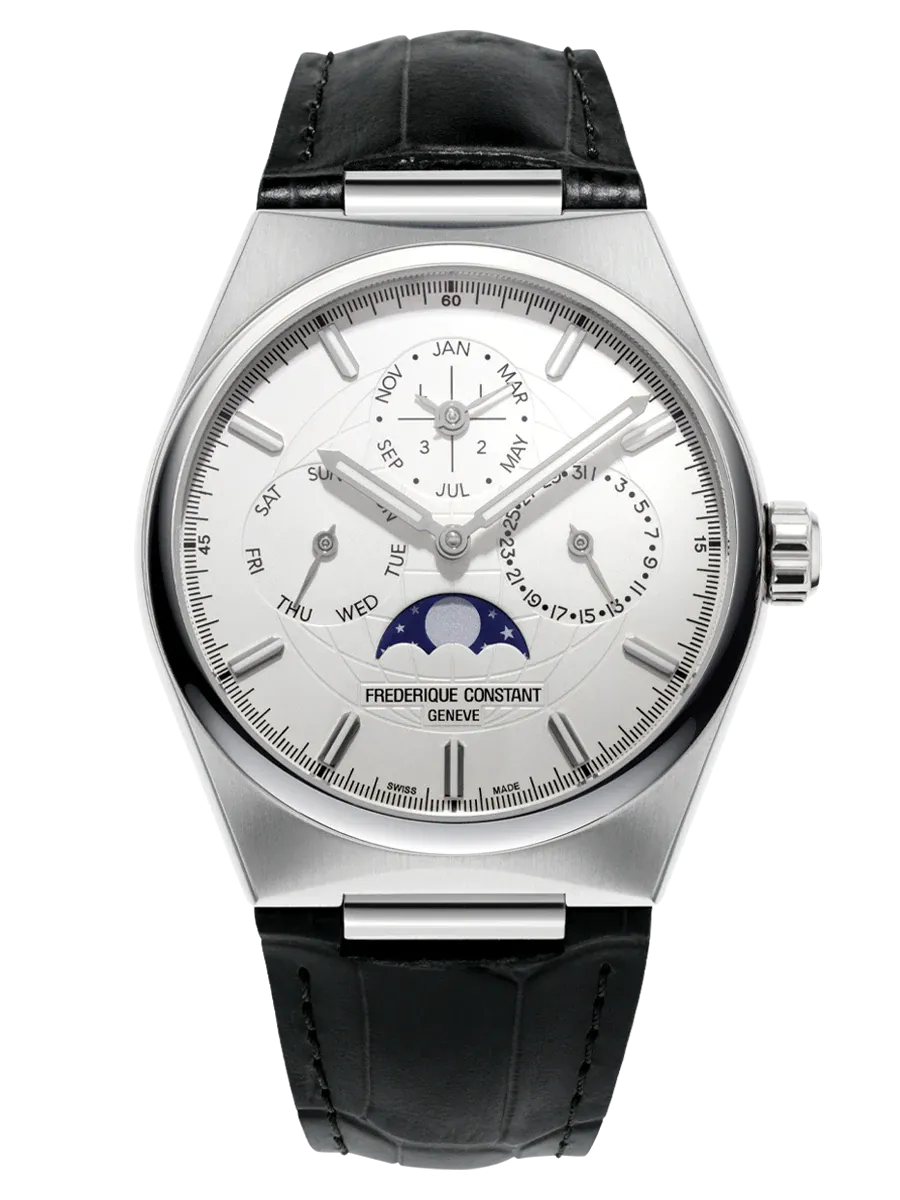 FREDERIQUE CONSTANT HIGHLIFE PERPETUAL CALENDAR MANUFACTURE SILVER