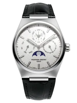 FREDERIQUE CONSTANT HIGHLIFE PERPETUAL CALENDAR MANUFACTURE SILVER