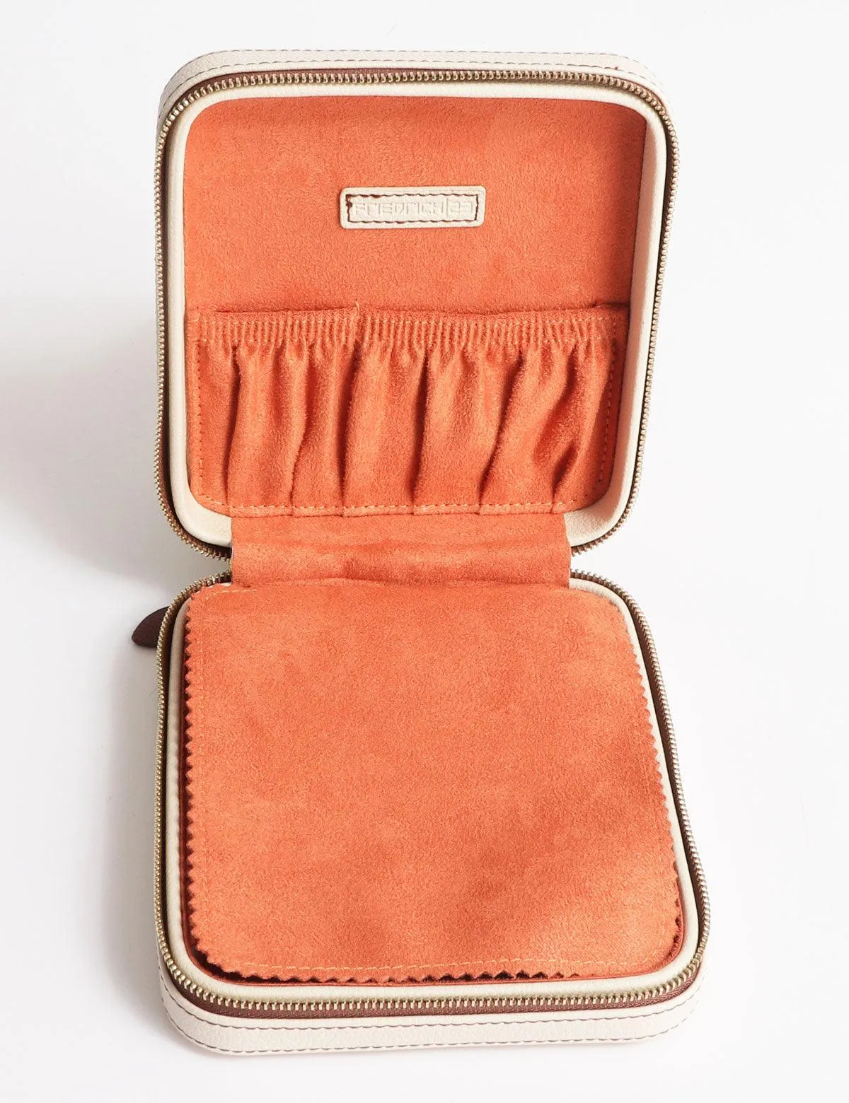 Friedrich23 Ascot Key Bookstone with Zip Ivory White 26113-1