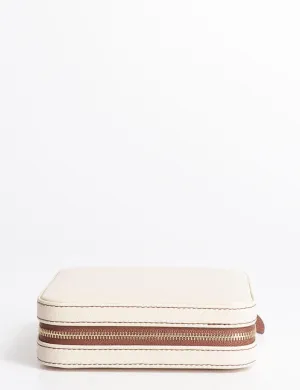 Friedrich23 Ascot Key Bookstone with Zip Ivory White 26113-1