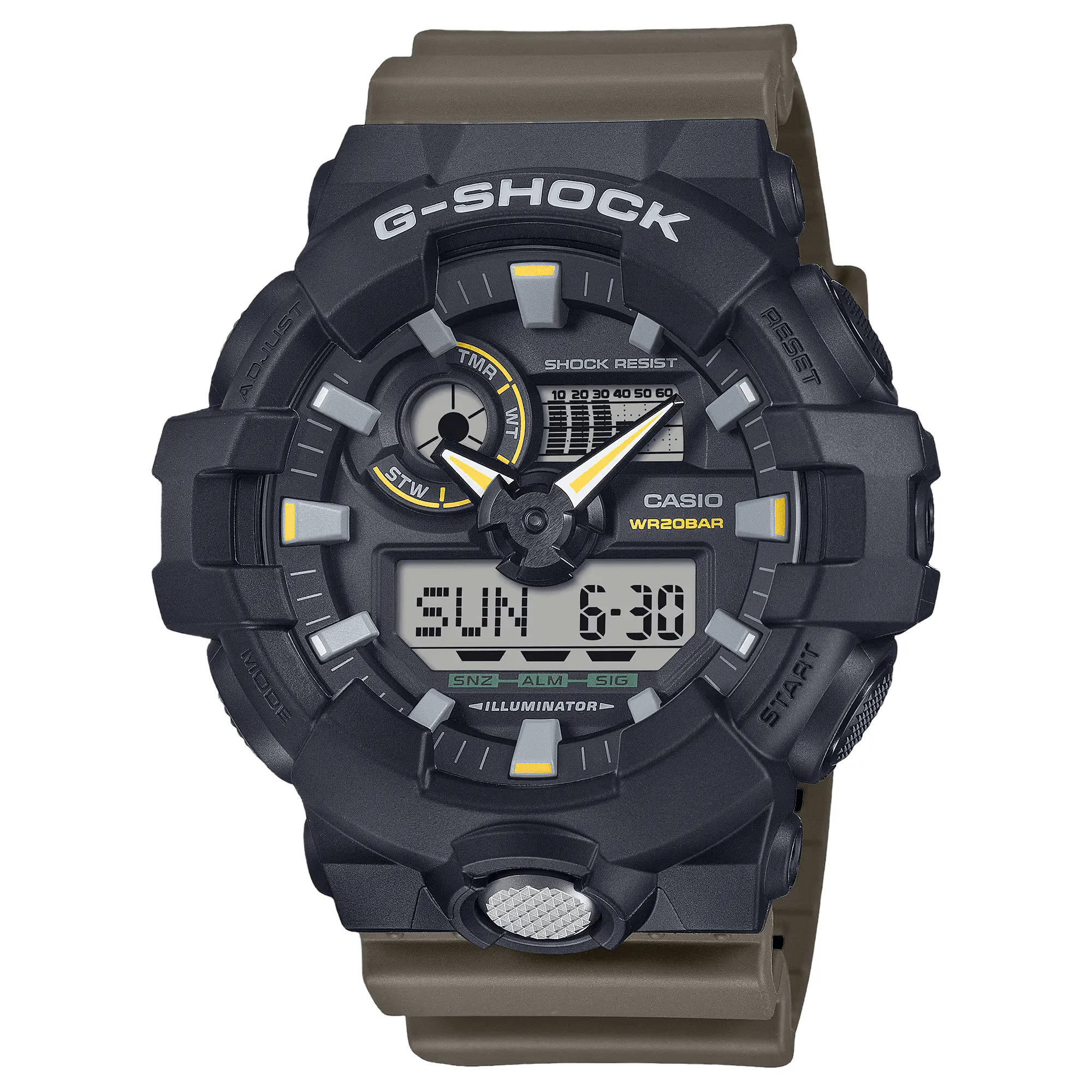 G-Shock Analog-Digital 700 SERIES Quartz Men's Watch GA710TU-1A3