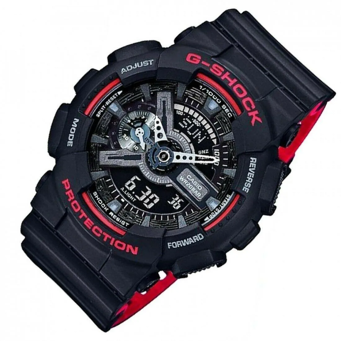 G-Shock Black Rubber Sport Men's Watch GA110HR-1A
